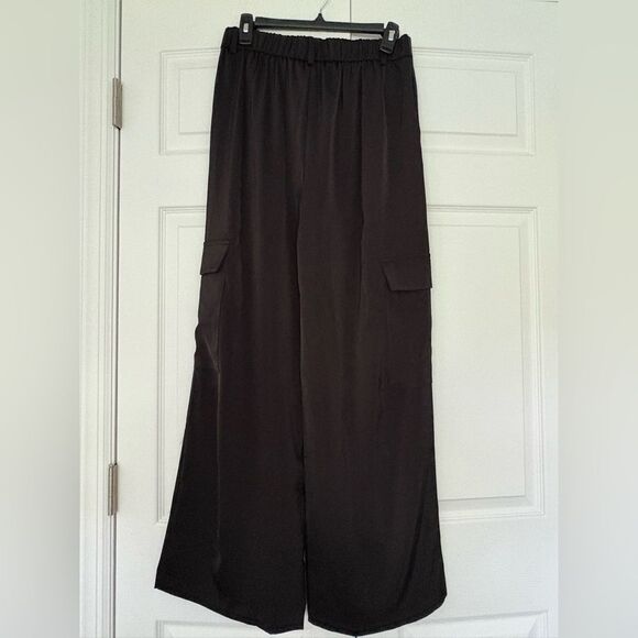 NWT San Souci Wide Leg Pant GSP1136 Black Size M - Picture 6 of 10